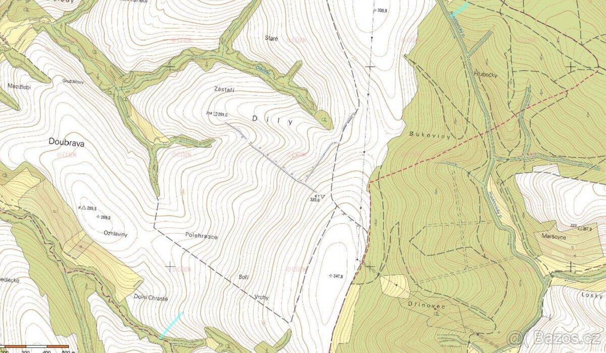 Prodej pozemek - Bílovice u Uherského Hradiště, 687 12, 3 672 m²