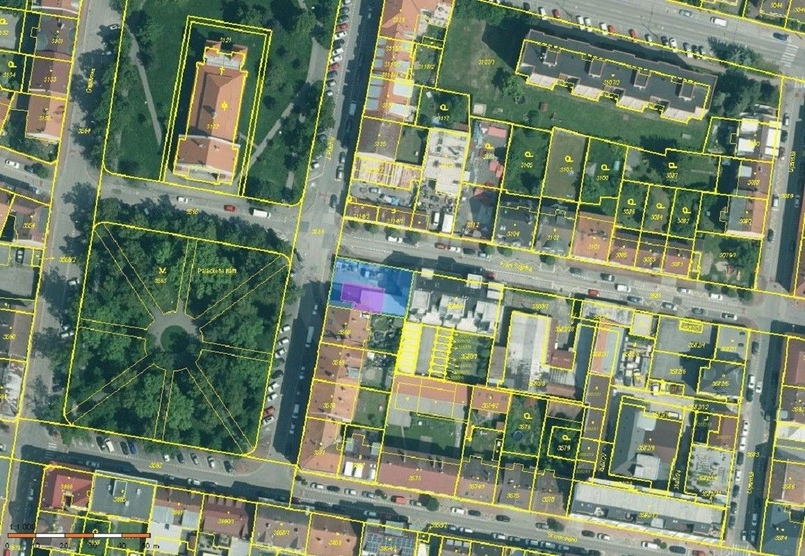 Prodej komerční pozemek - Fráni Šrámka, České Budějovice, 467 m²