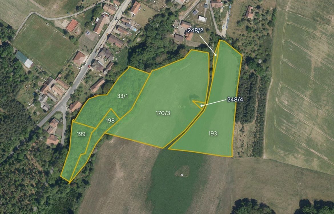 Zemědělské pozemky, Jankovice, 41 542 m²