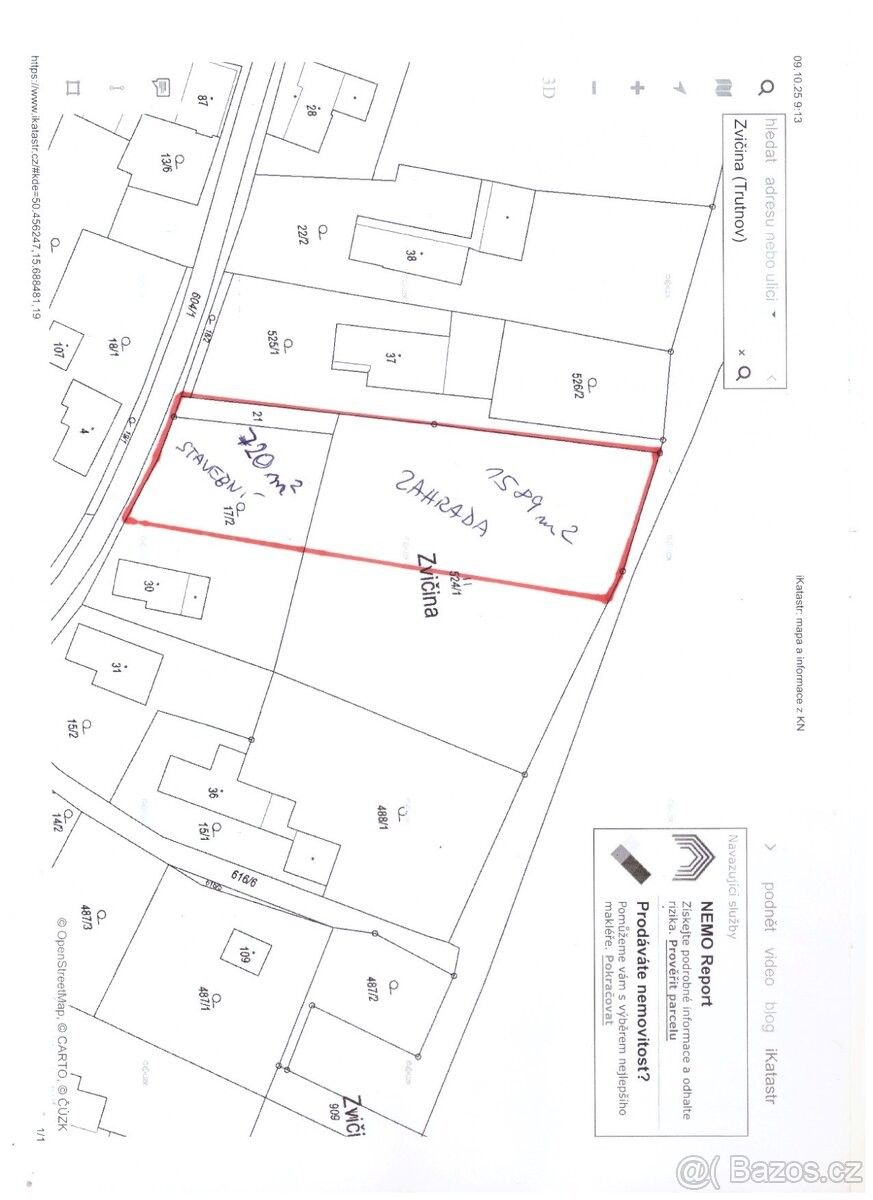 Pozemky pro bydlení, Dvůr Králové nad Labem, 544 01