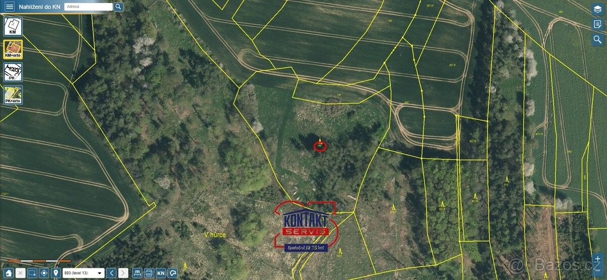 Prodej les - Dolní Kralovice, 257 68, 8 478 m²