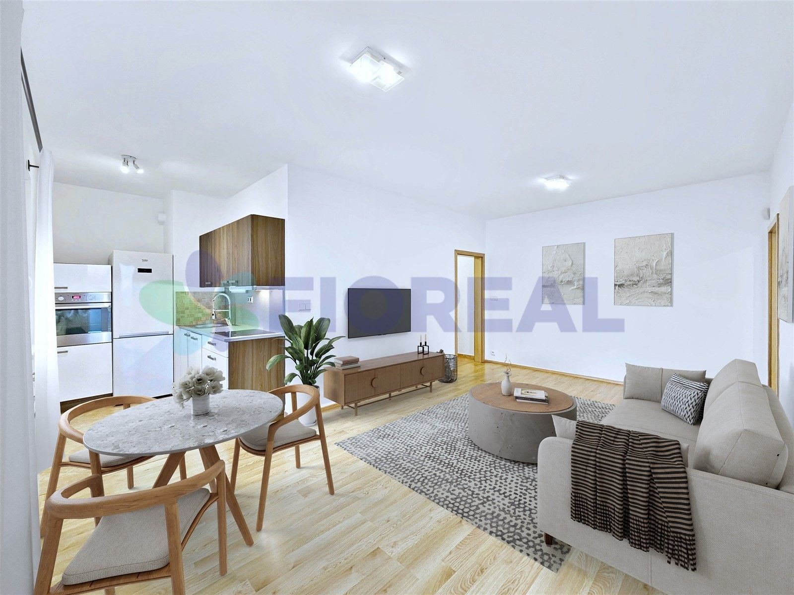 2+kk, Radouňova, Praha, 56 m²