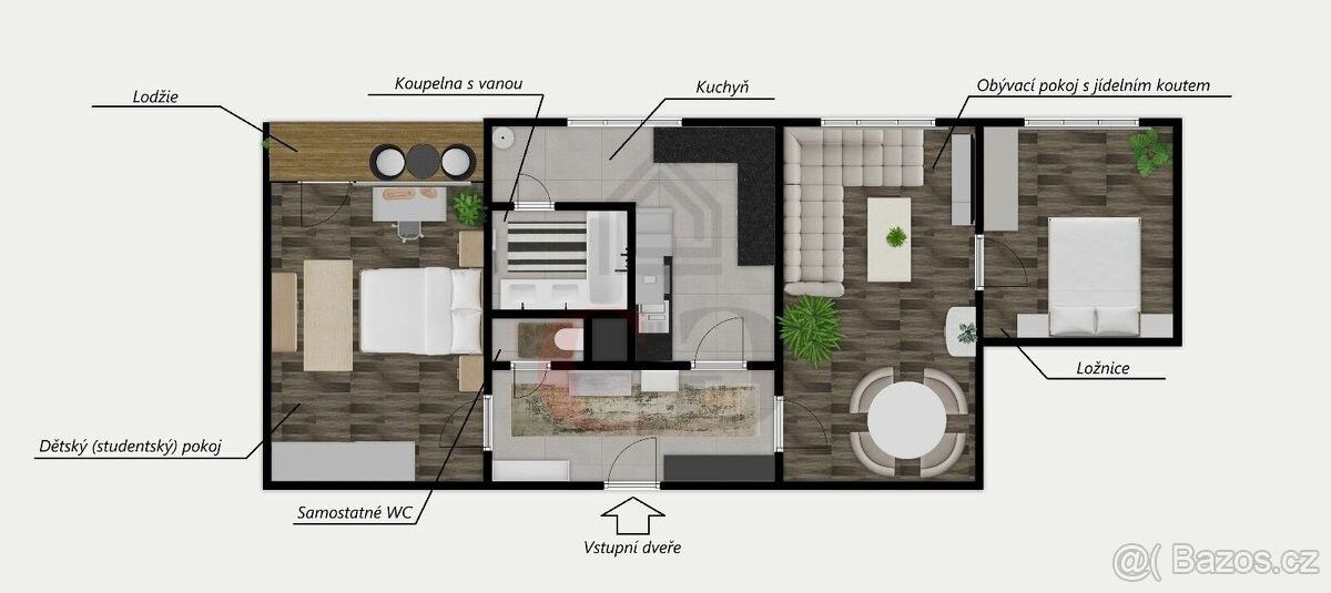 Prodej byt 3+1 - Plzeň, 312 00, 73 m²