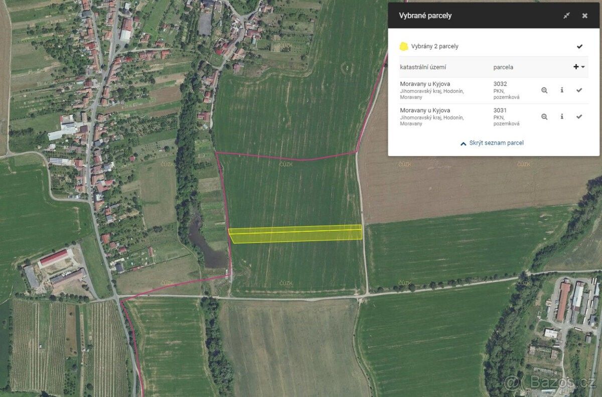 Ostatní, Moravany u Kyjova, 696 50, 5 835 m²