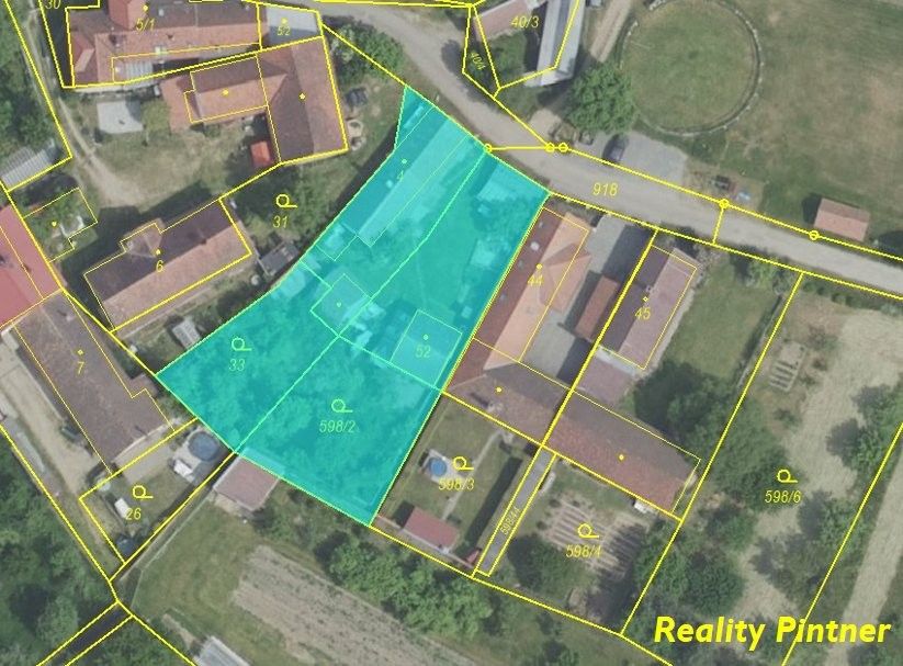 Prodej pozemek pro bydlení - Skrýšov, Svatý Jan, 1 272 m²