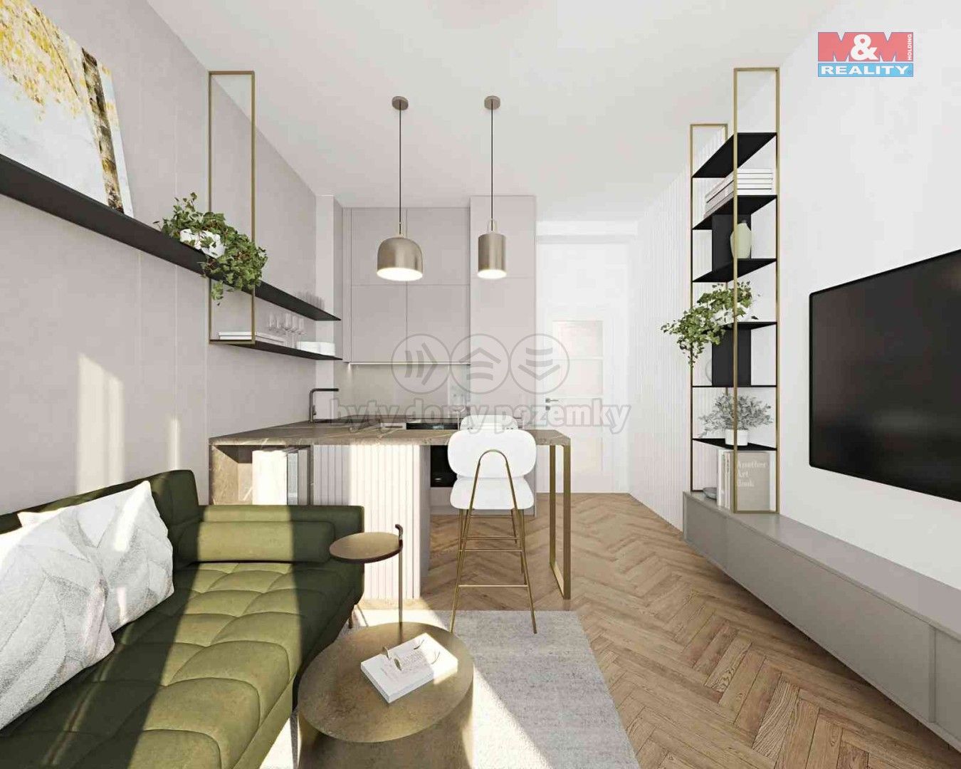 Prodej byt 1+kk - Vinohrady, Praha, 35 m²