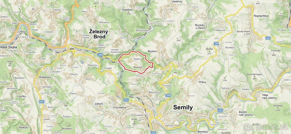 Lesy, Benešov u Semil, 512 06, 6 119 m²