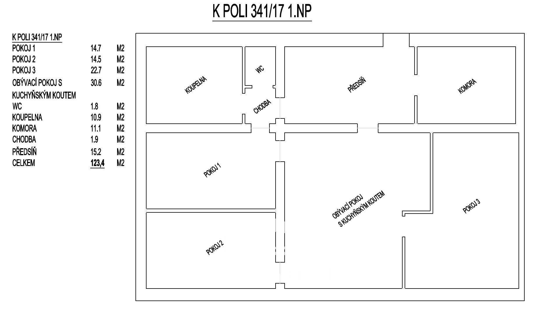 Prodej byt 4+kk - K Poli,Lhota,Plzeň, 125 m²