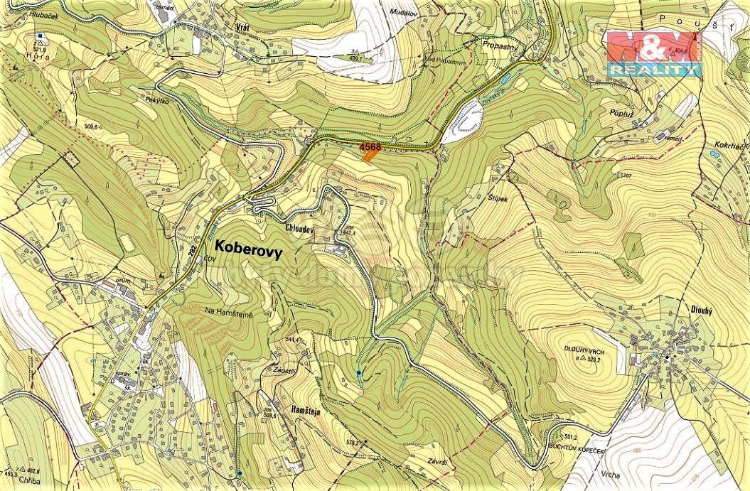 Prodej les - Železný Brod, 468 22, 987 m²