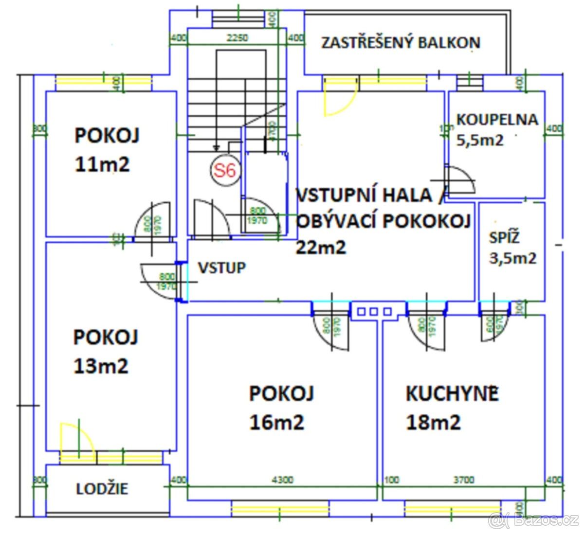 Pronájem byt 4+1 - Boršice u Blatnice, 687 63, 90 m²