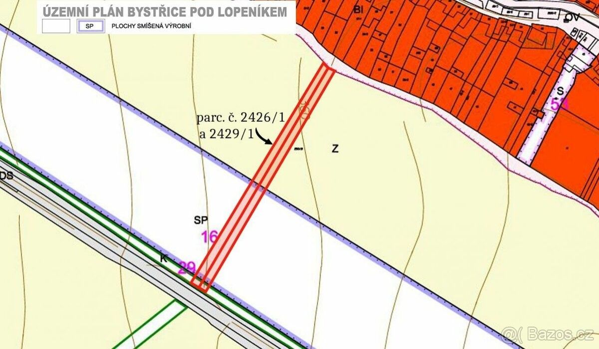 Prodej pozemek - Bystřice pod Lopeníkem, 687 55, 4 m²