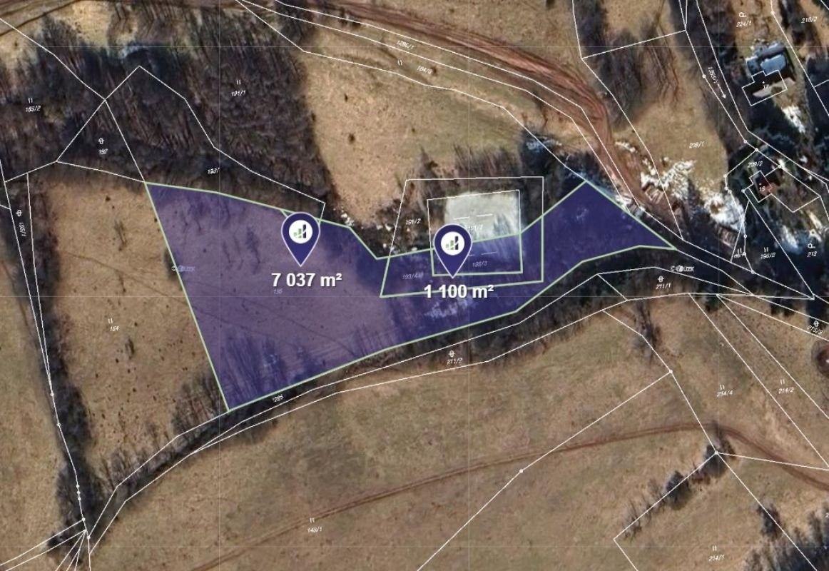 Louky, Mladé Buky, 5 425 m²