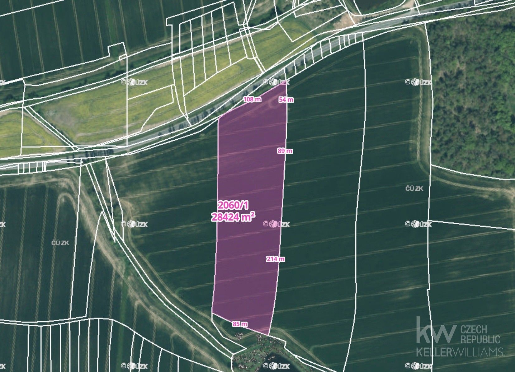 Zemědělské pozemky, Dobřany, 28 424 m²