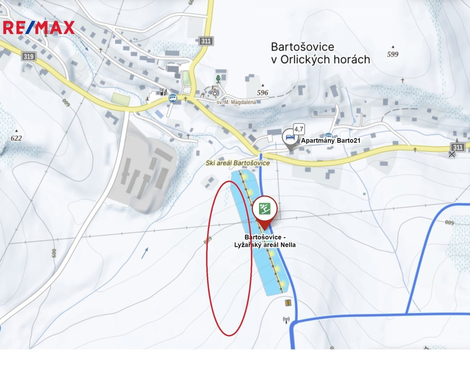 Ostatní, Bartošovice v Orlických horách, 14 612 m²