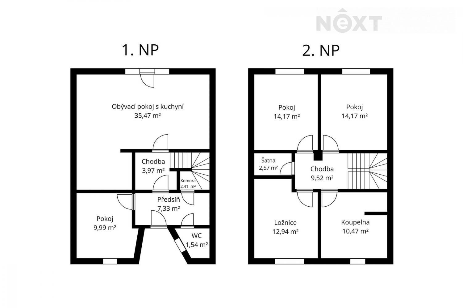 Prodej rodinný dům - Třešňová, Doubravčice, 152 m²