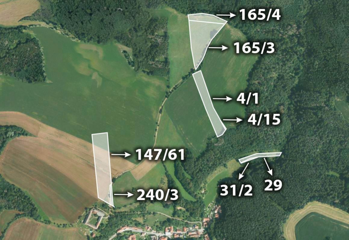 Zemědělské pozemky, Slatinka, Letovice, 9 748 m²