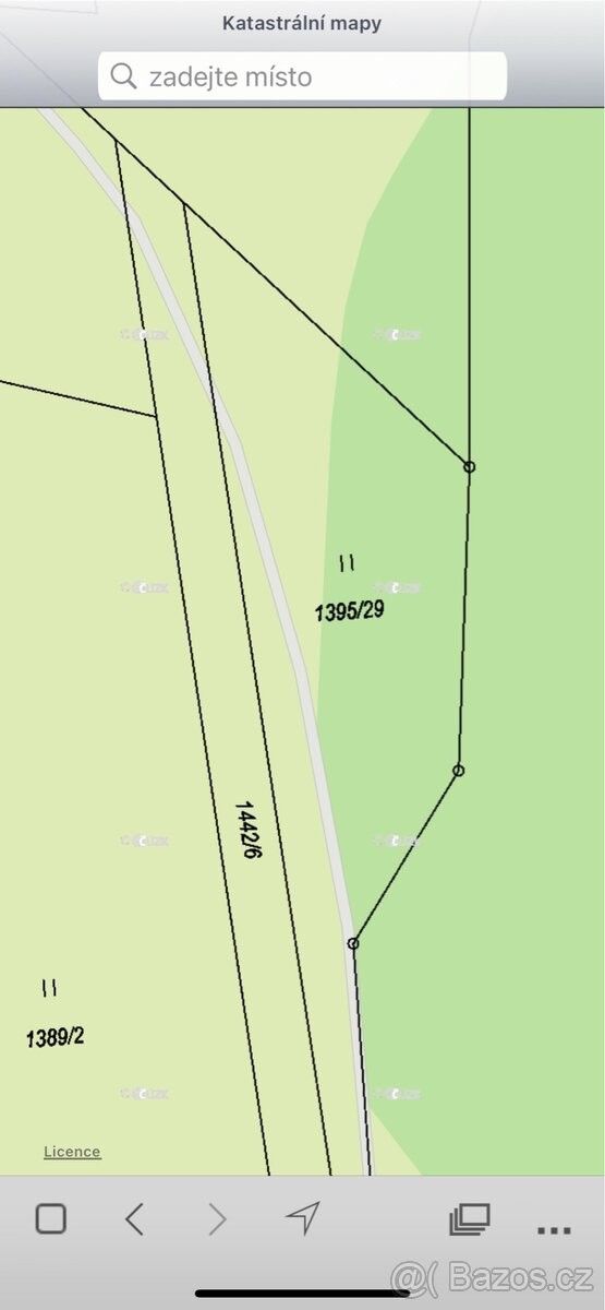 Prodej les - Staré Hamry, 739 15, 1 358 m²