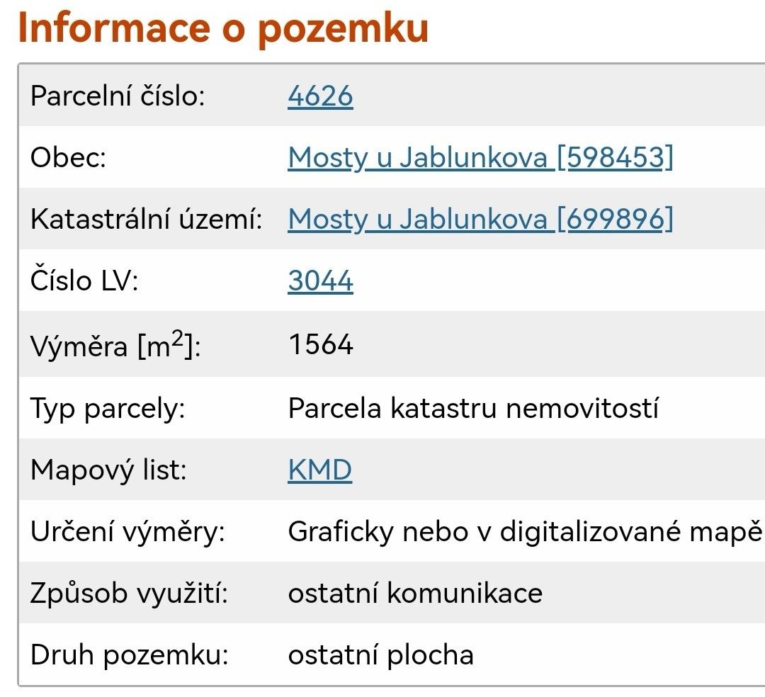 Prodej pozemek - Jablunkov, 739 91, 1 564 m²