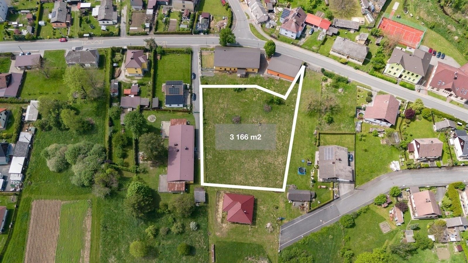 Pozemky pro bydlení, Chudenín, 3 166 m²