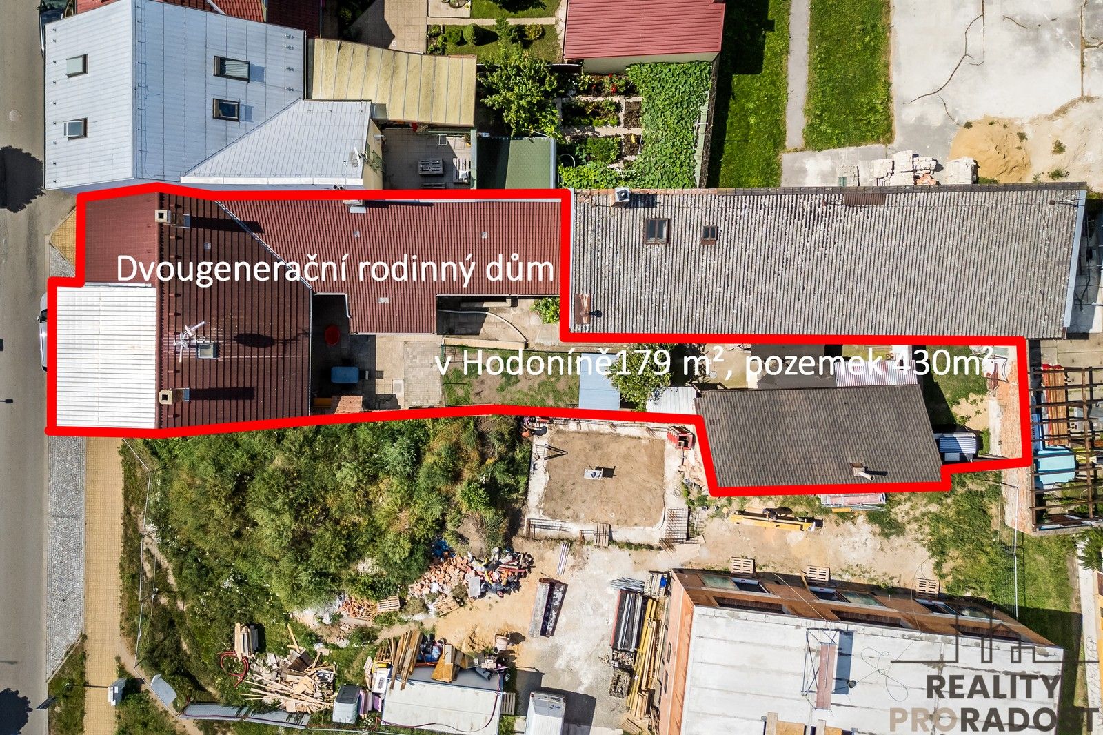 Rodinné domy, Komenského, Hodonín, 242 m²