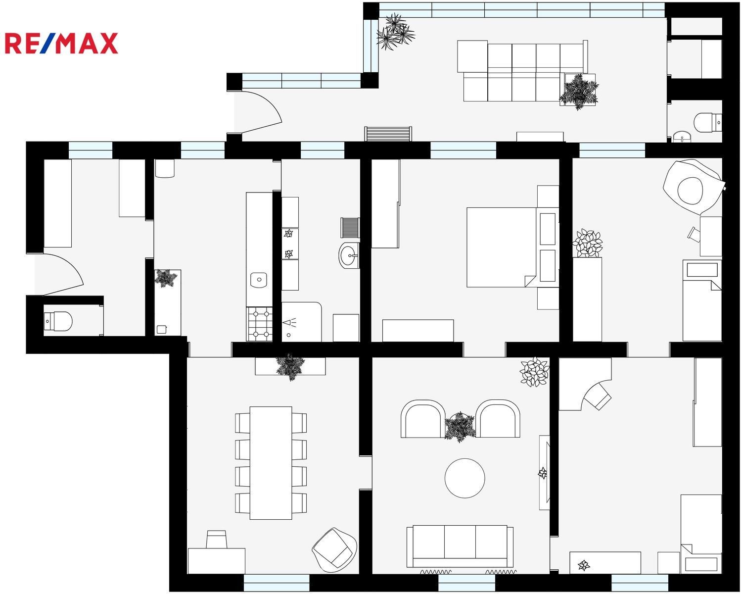 Prodej byt 5+1 - Vaškova, Brno, 141 m²