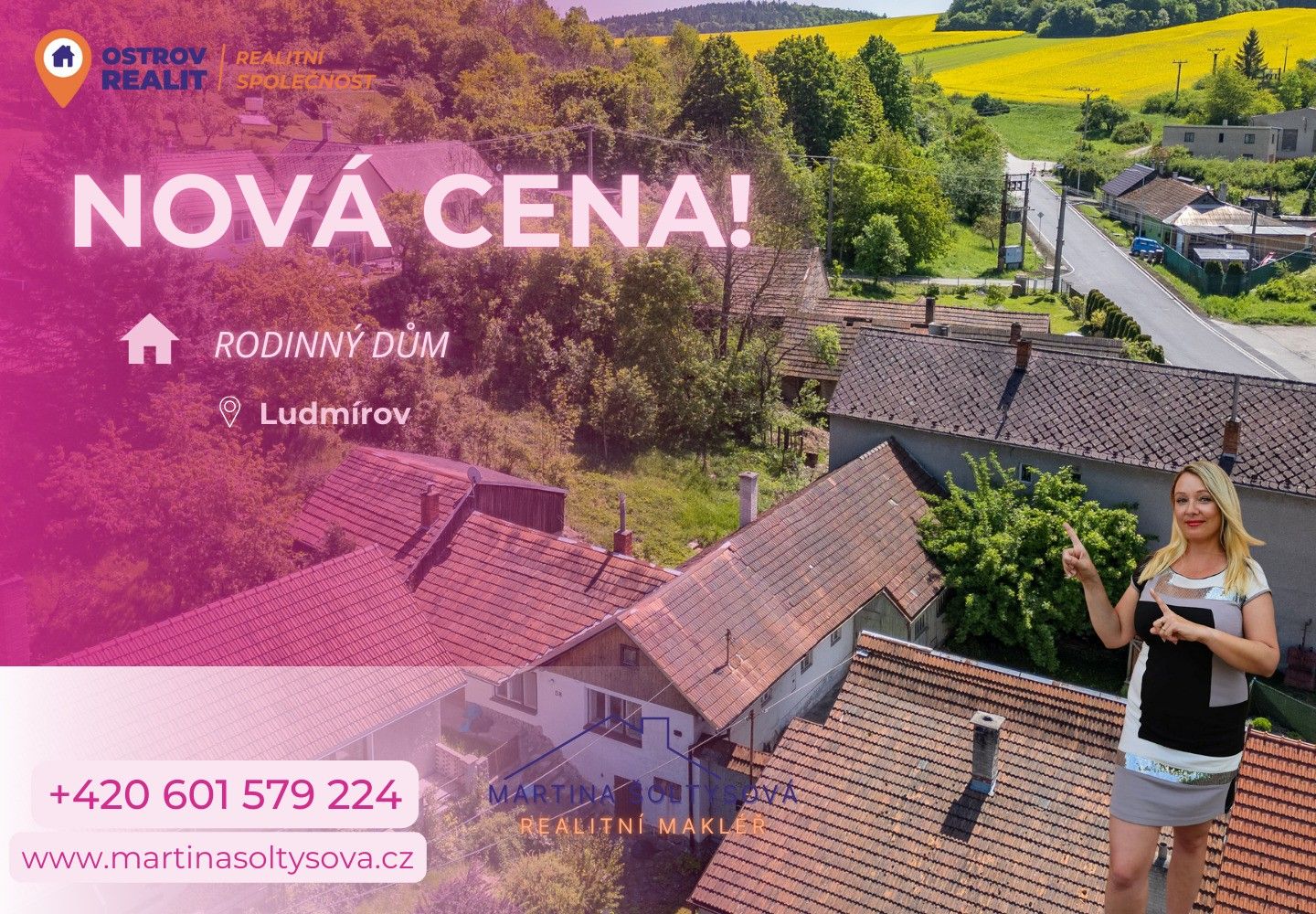 Prodej dům - Ludmírov, 70 m²