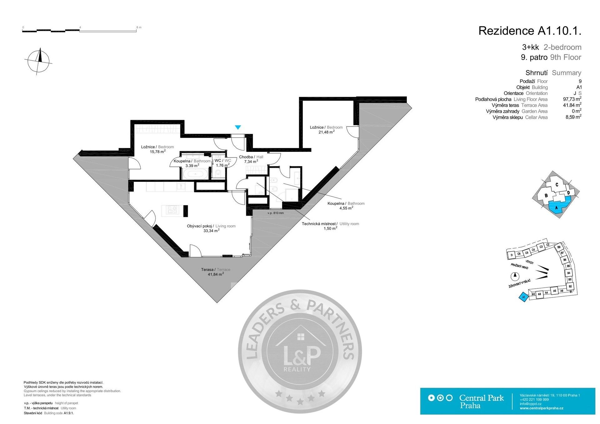 Prodej byt 3+kk - Pitterova, Praha, 140 m²