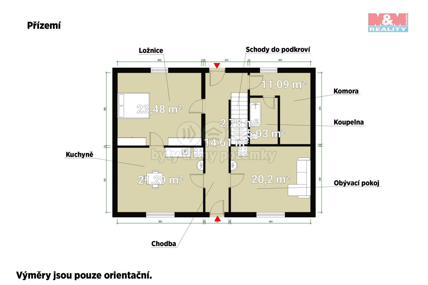 Prodej rodinný dům - Kleisslova, Plzeň, 98 m²