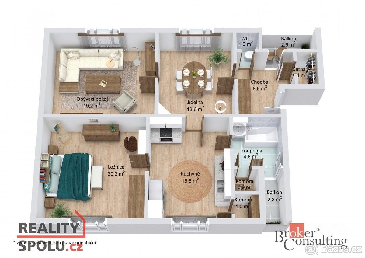 Prodej byt 3+1 - Karlovy Vary, 360 06, 85 m²