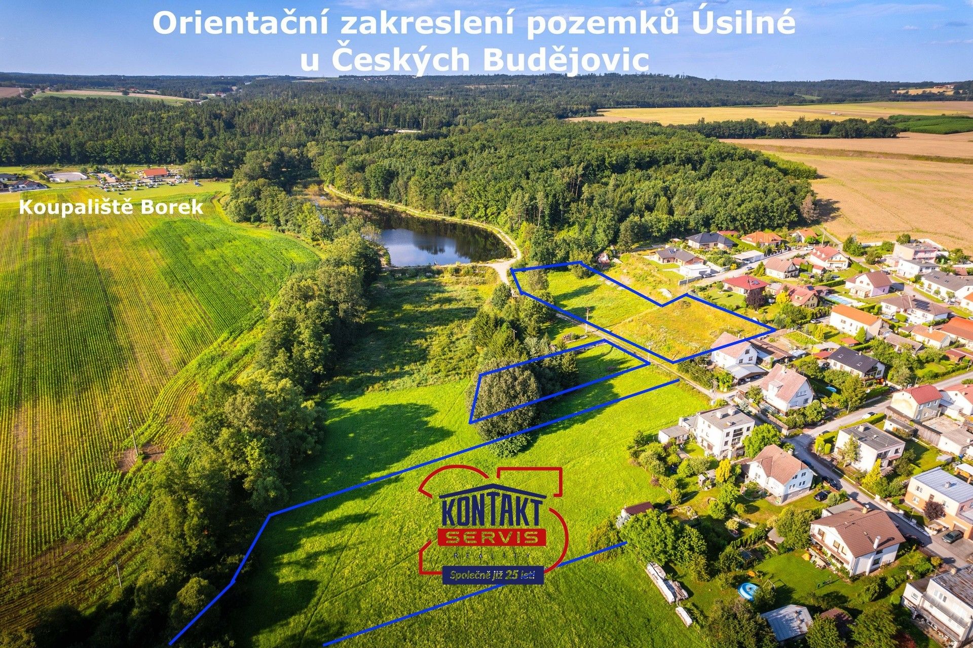 Prodej pozemek pro bydlení - Úsilné, 11 960 m²