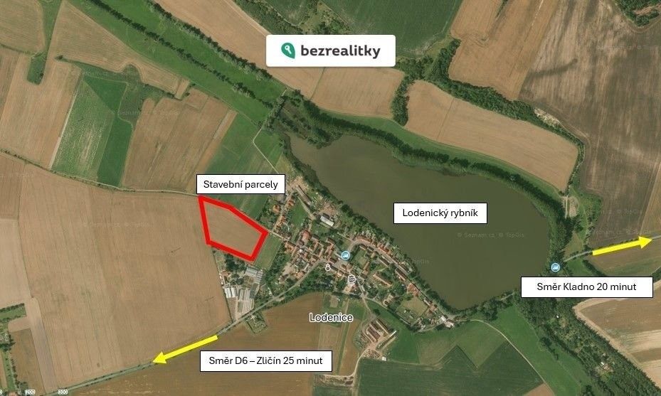 Pozemky pro bydlení, Lodenice, Mšecké Žehrovice