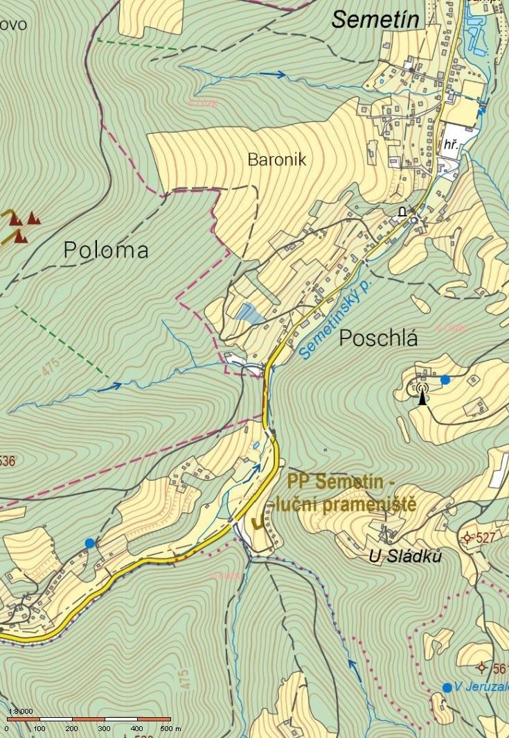 Prodej pozemek pro bydlení - Vsetín, 755 01, 3 521 m²