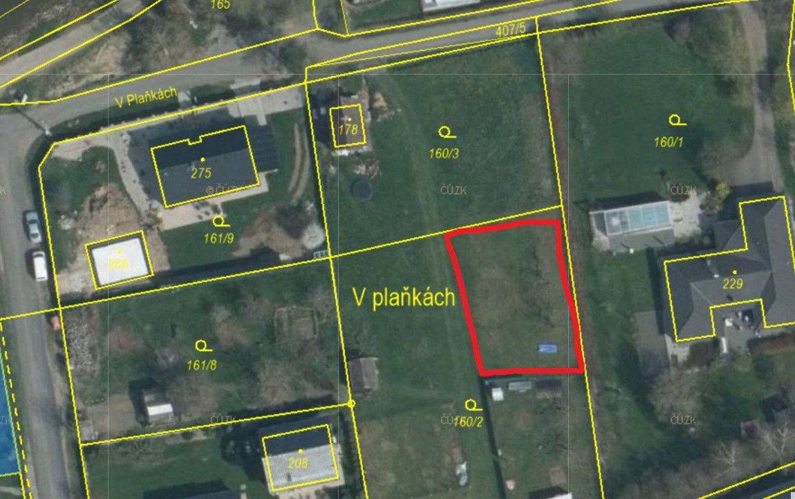 Pronájem zahrada - V Plaňkách, Rokycany, 208 m²