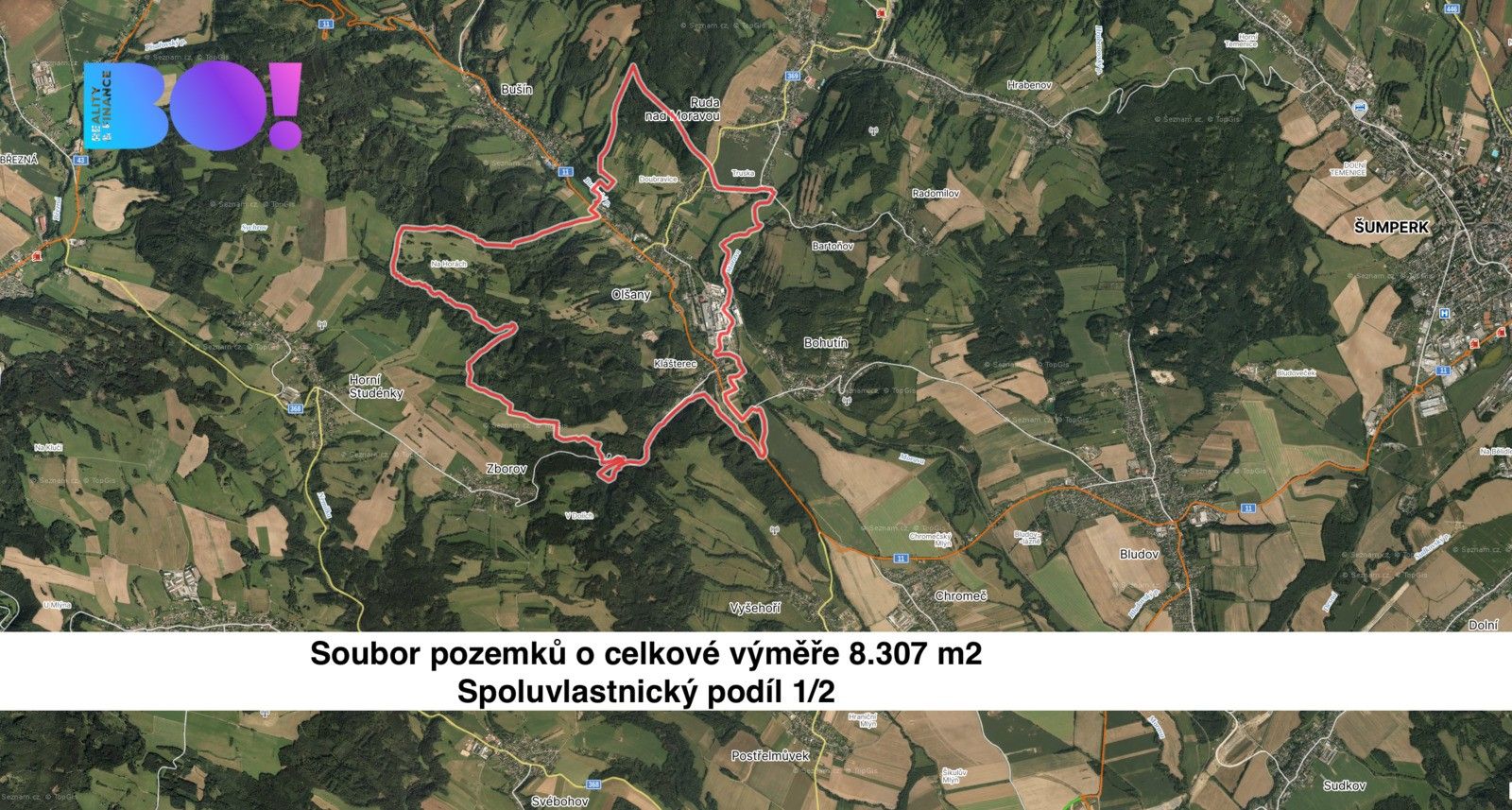 Zemědělské pozemky, Olšany, 4 154 m²