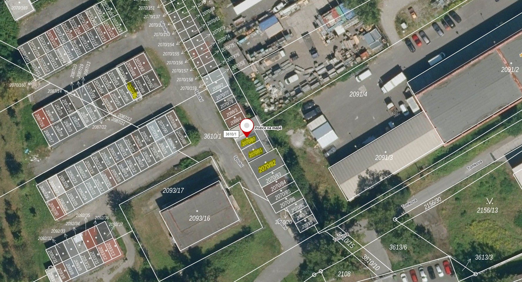 Garáže, Spodní, Ostrava, 33 m²