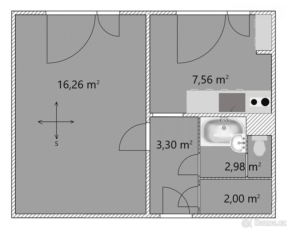 1+1, Holice v Čechách, 534 01, 32 m²