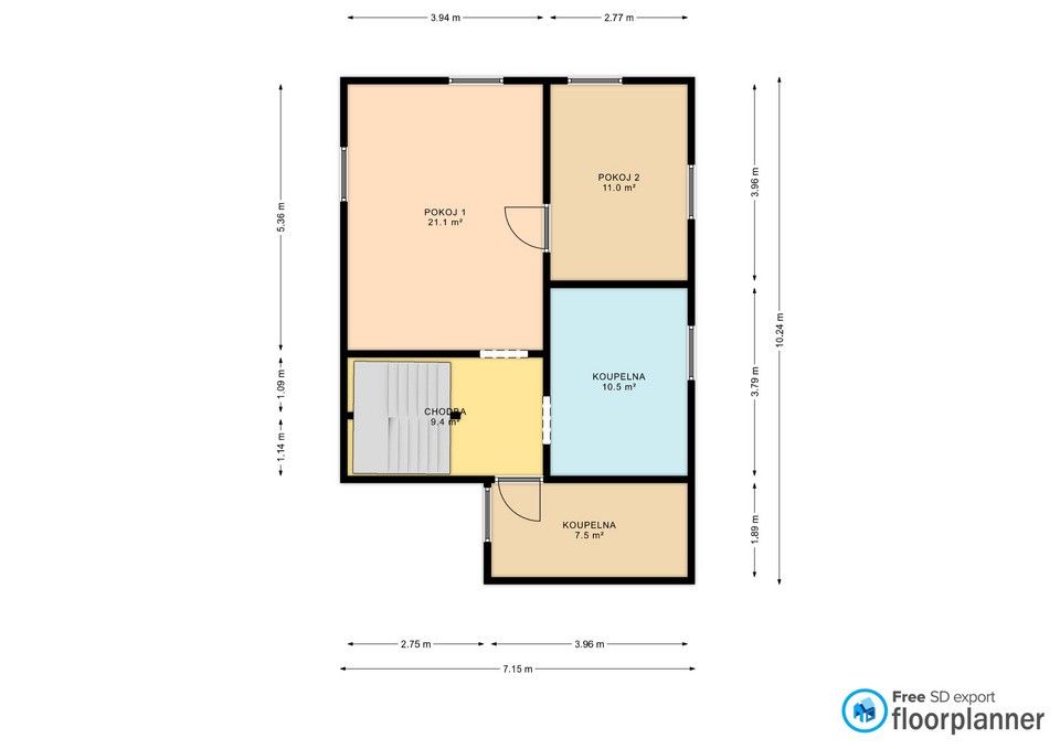 Pronájem byt 4+kk - Liberec, 460 01, 100 m²