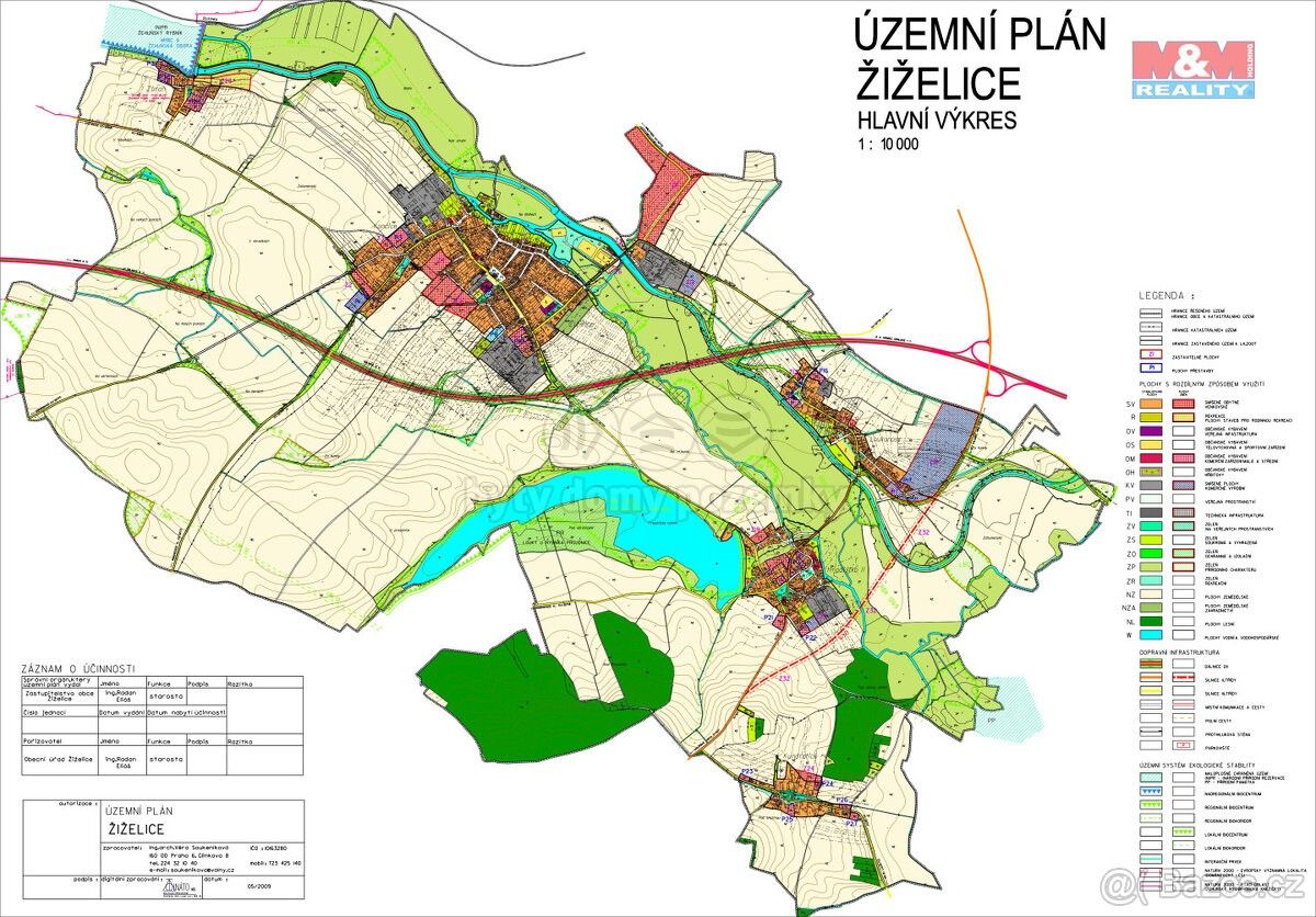 Prodej pozemek pro bydlení - Žiželice nad Cidlinou, 281 29, 1 033 m²