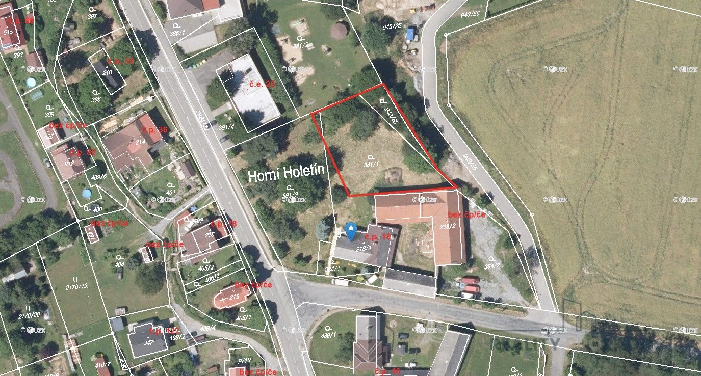 Prodej pozemek pro bydlení - Horní Holetín, Holetín, 1 467 m²