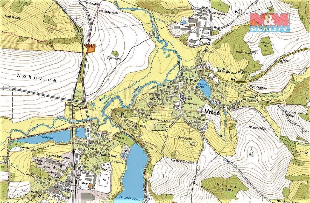 Prodej zemědělský pozemek - Vrčeň, 335 41, 1 366 m²