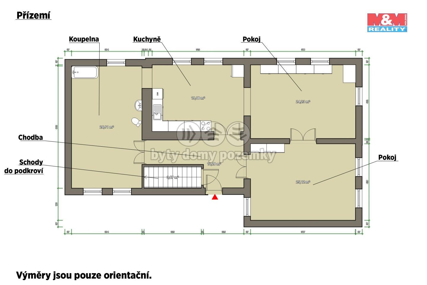 Prodej rodinný dům - Kunějovice, 160 m²