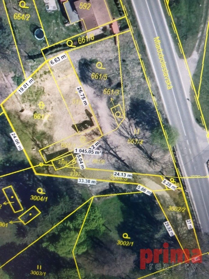 Pozemky pro bydlení, Mladoboleslavská, Bělá pod Bezdězem, 908 m²