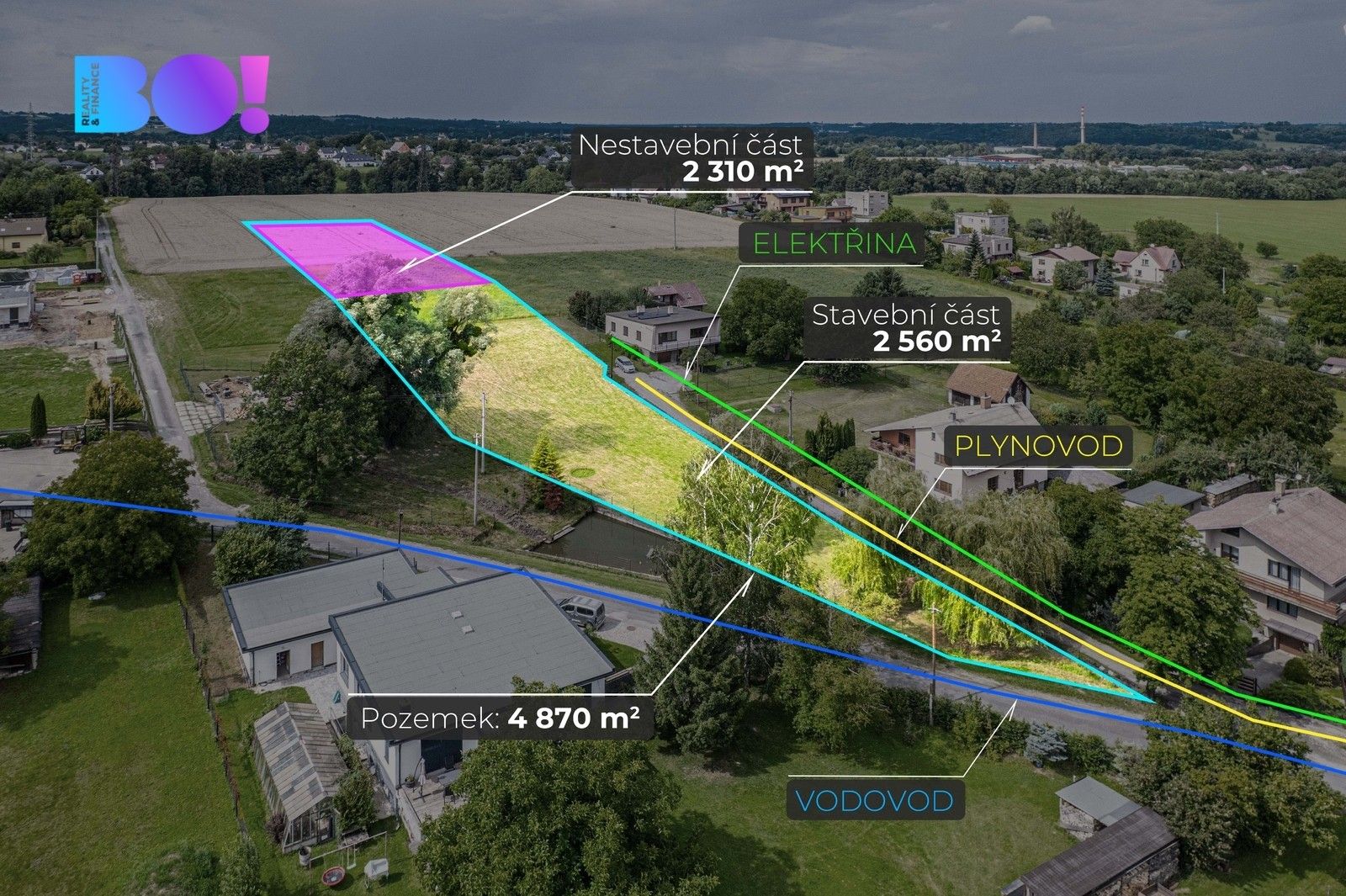 Pozemky pro bydlení, Třinec, 2 m²