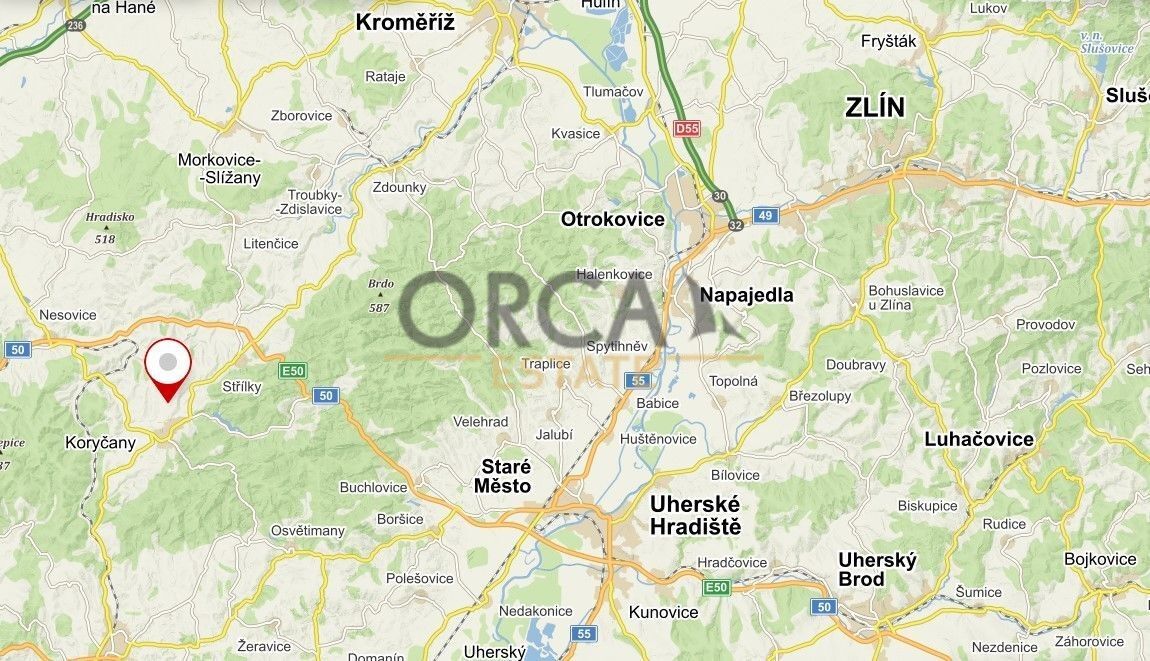 Prodej pozemek - Koryčany, 768 05, 1 822 m²