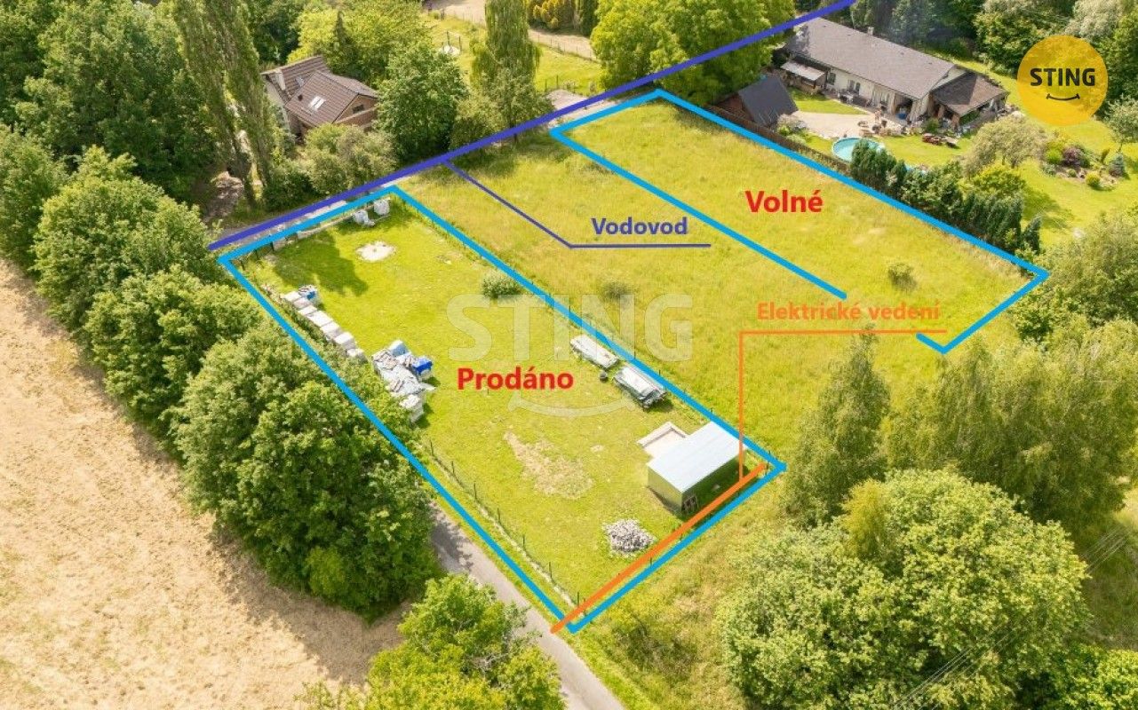 Zahrady, Doubrava, 929 m²