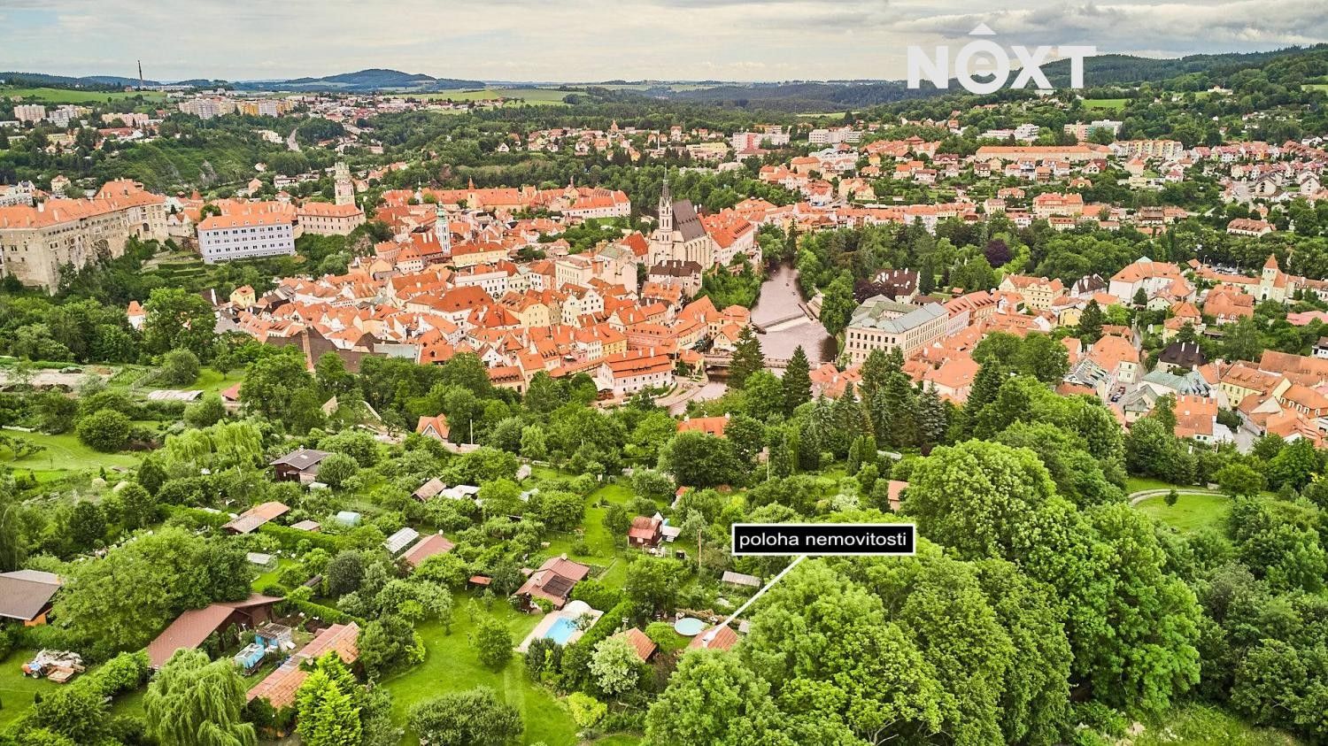 Chaty, Latrán, Český Krumlov, 21 m²