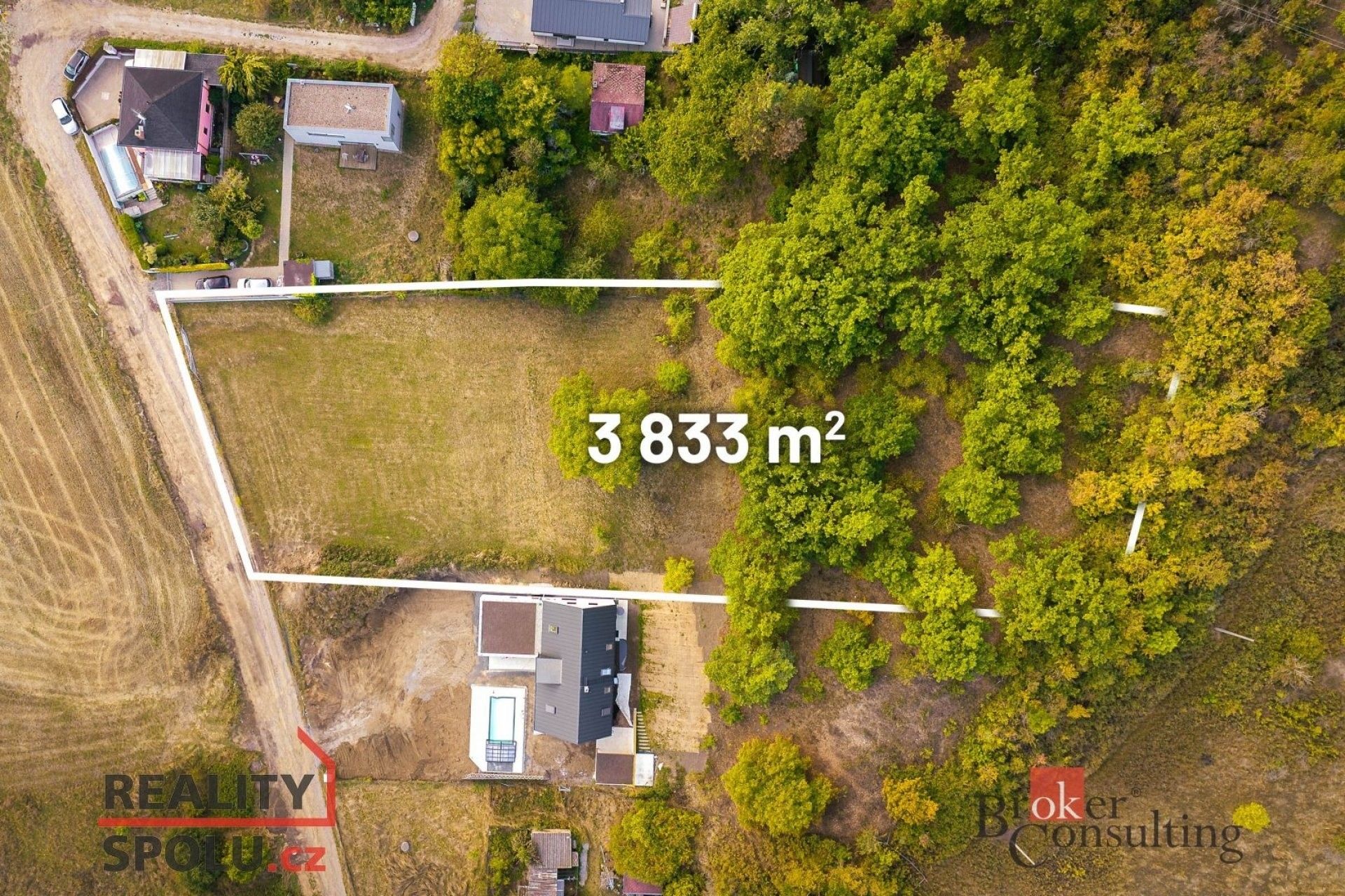 Pozemky pro bydlení, samota Na Vinici, Beroun, 3 833 m²