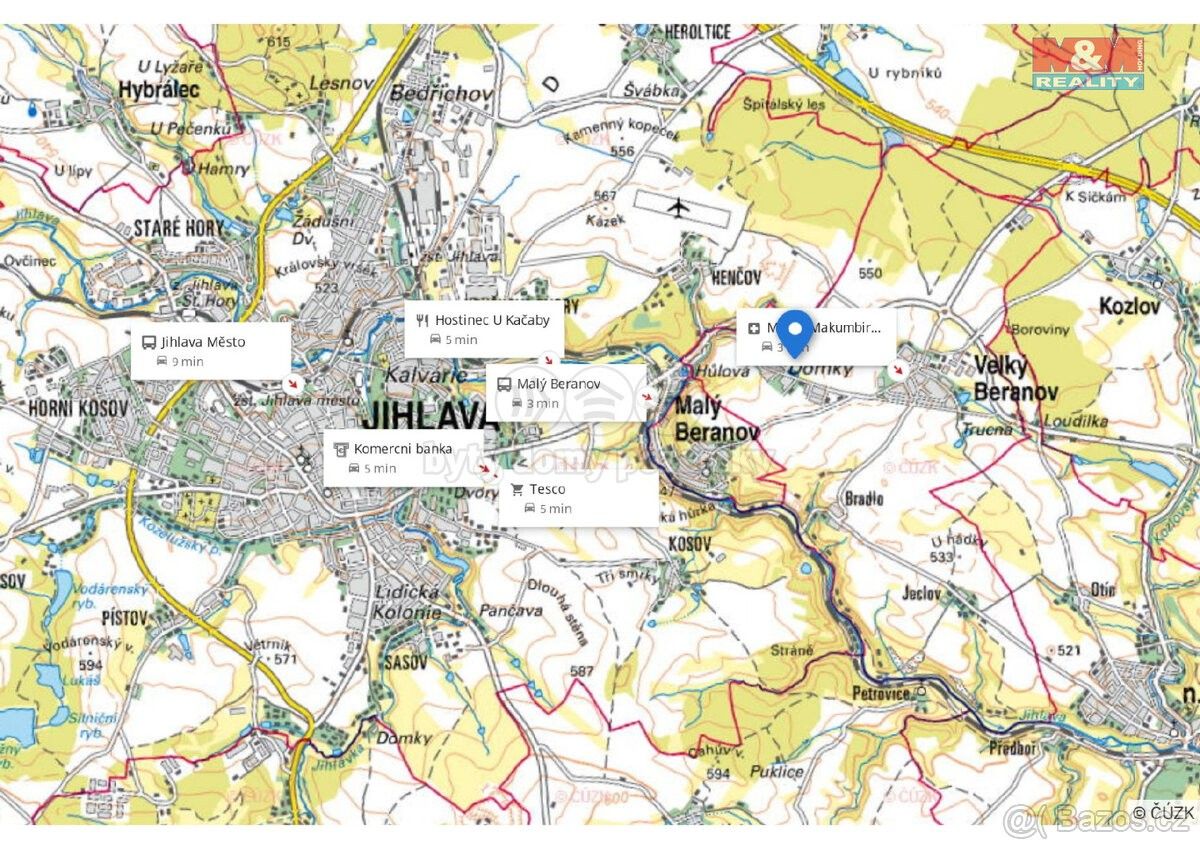 Zemědělské pozemky, Velký Beranov, 588 21, 875 m²