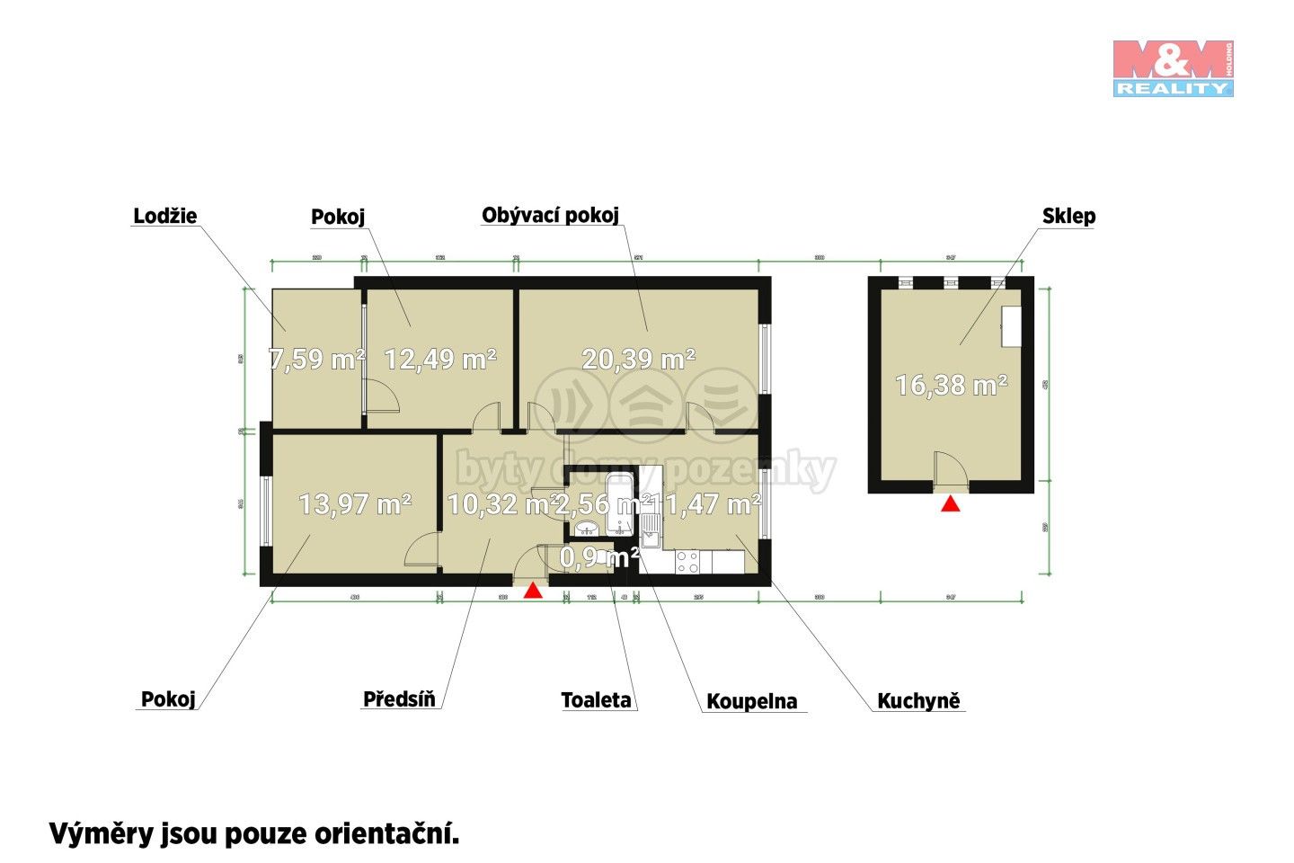 Pronájem byt 3+1 - Západní, Plzeň, 73 m²