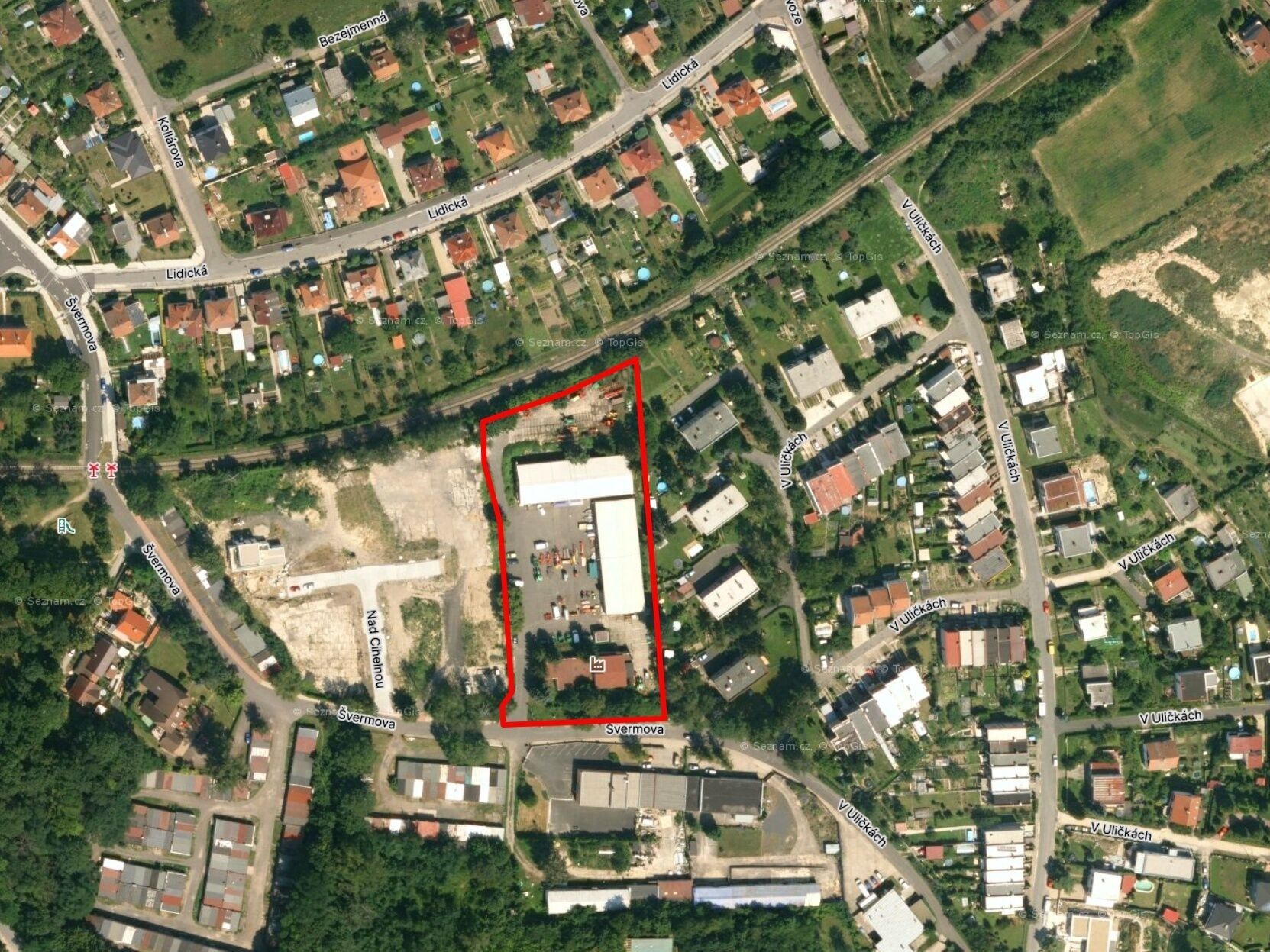 Prodej komerční pozemek - Švermova, Roudnice nad Labem, 7 999 m²